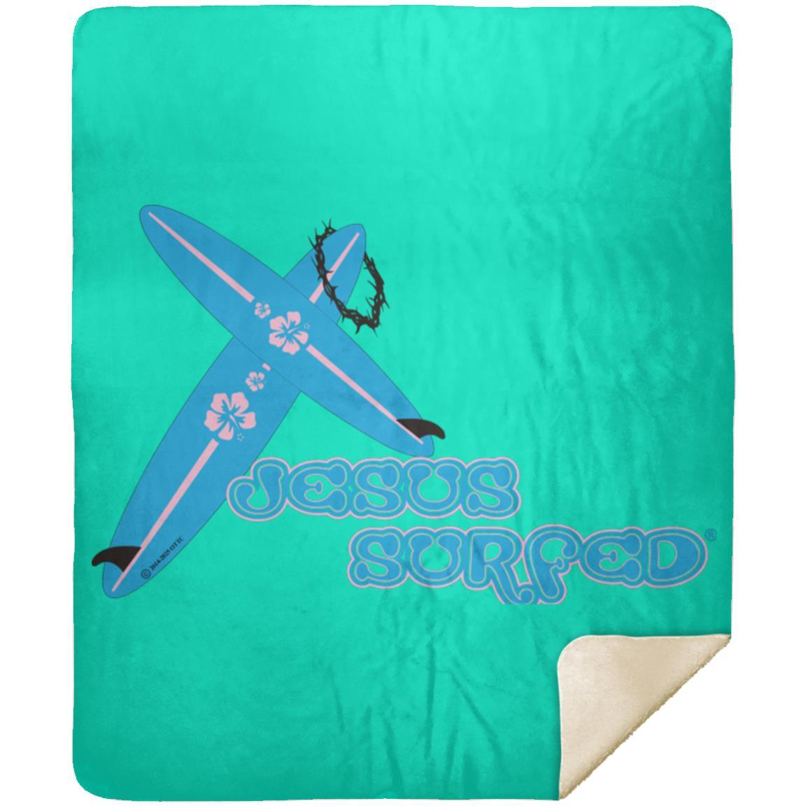 Crossboards - Premium Mink Sherpa Blanket 50x60 - Jesus Surfed Apparel Co. 