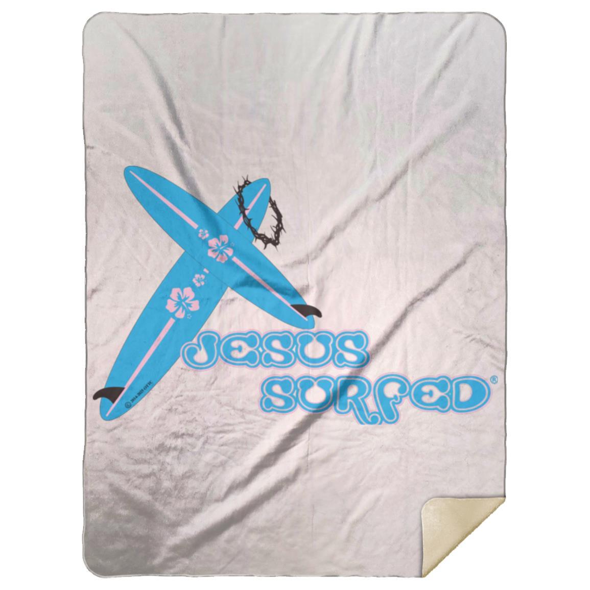 Crossboards - Premium Mink Sherpa Blanket 60x80 - Jesus Surfed Apparel Co. 