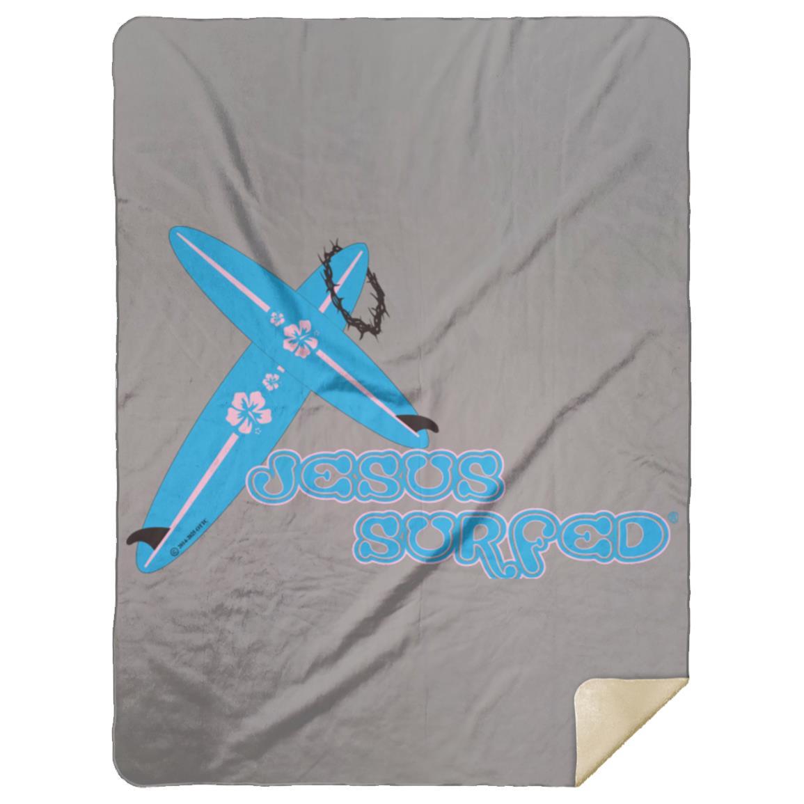 Crossboards - Premium Mink Sherpa Blanket 60x80 - Jesus Surfed Apparel Co. 