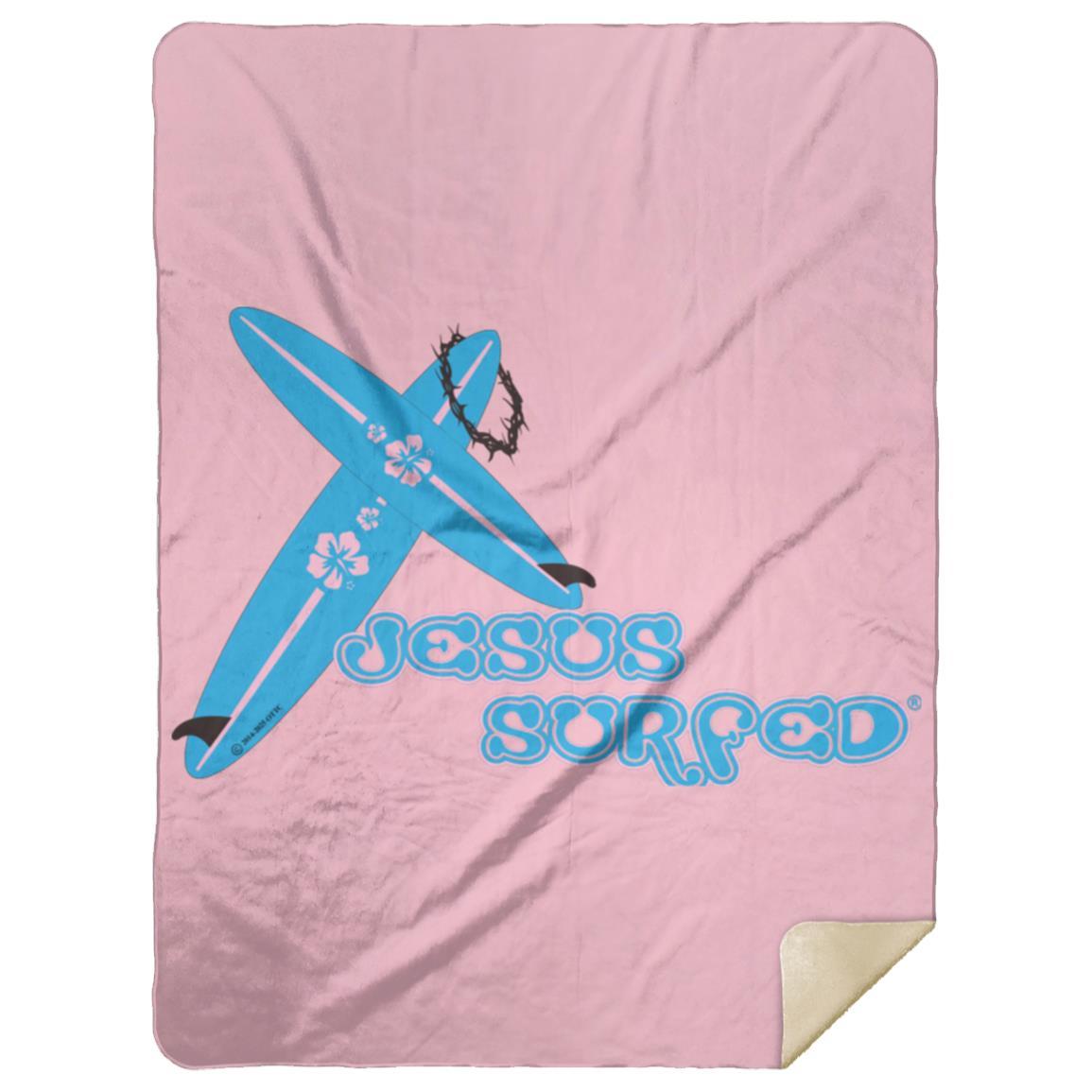 Crossboards - Premium Mink Sherpa Blanket 60x80 - Jesus Surfed Apparel Co. 