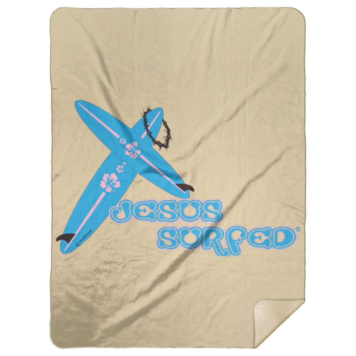 Crossboards - Premium Mink Sherpa Blanket 60x80 - Jesus Surfed Apparel Co. 
