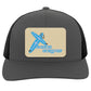 Crossboards - Trucker Snap Back - Rectangle Patch - Jesus Surfed Apparel Co. 