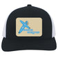 Crossboards - Trucker Snap Back - Rectangle Patch - Jesus Surfed Apparel Co. 