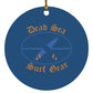 Dead Sea Surf Gear - Circle Ornament - Jesus Surfed Apparel Co. 