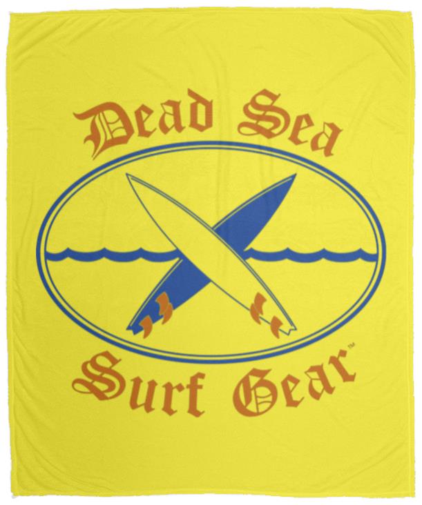 Dead Sea Surf Gear - Cozy Plush Fleece Blanket - 50x60 - Jesus Surfed Apparel Co. 