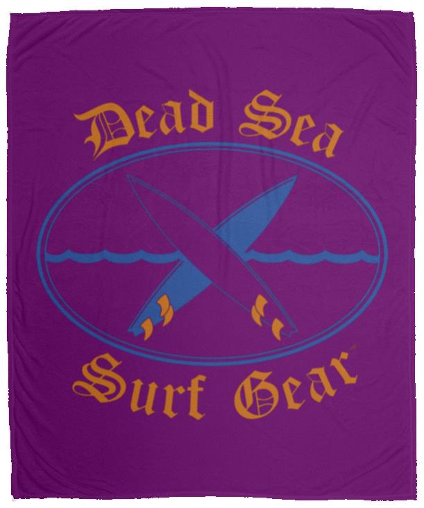 Dead Sea Surf Gear - Cozy Plush Fleece Blanket - 50x60 - Jesus Surfed Apparel Co. 