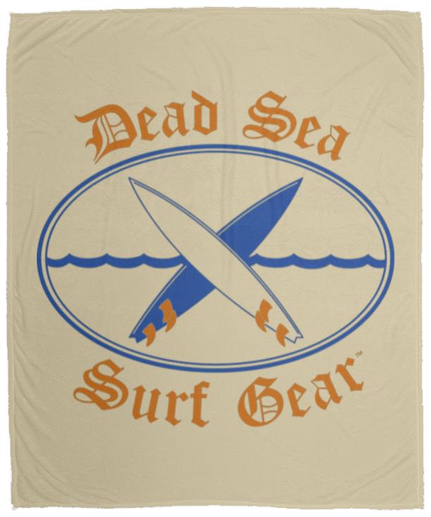 Dead Sea Surf Gear - Cozy Plush Fleece Blanket - 50x60 - Jesus Surfed Apparel Co. 