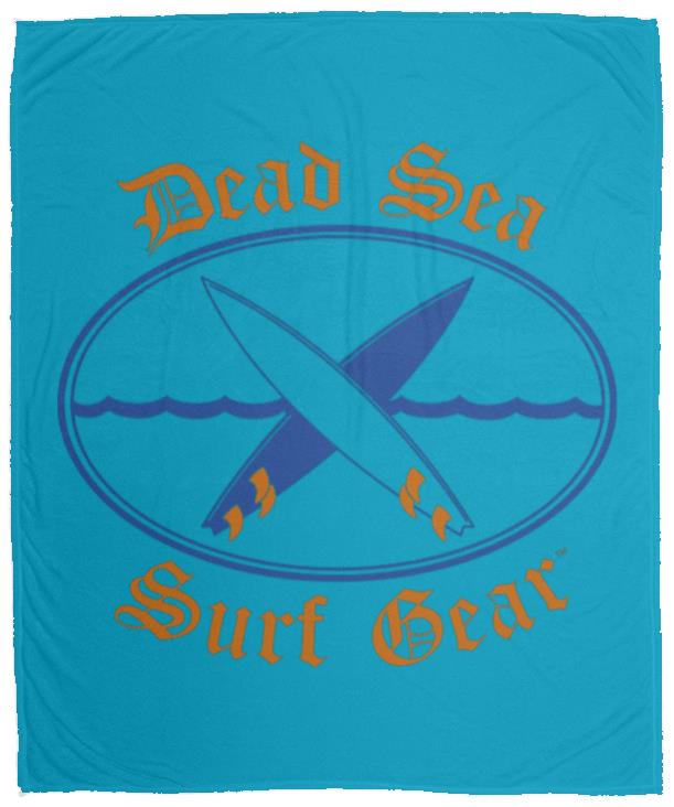 Dead Sea Surf Gear - Cozy Plush Fleece Blanket - 50x60 - Jesus Surfed Apparel Co. 