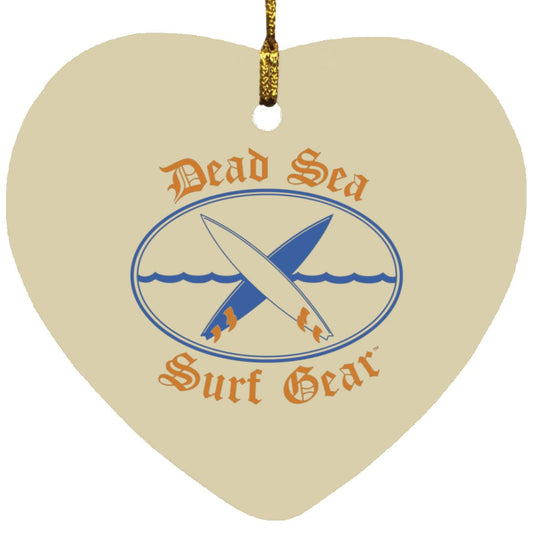 Dead Sea Surf Gear - Heart Ornament - Jesus Surfed Apparel Co. 