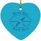 Dead Sea Surf Gear - Heart Ornament - Jesus Surfed Apparel Co. 