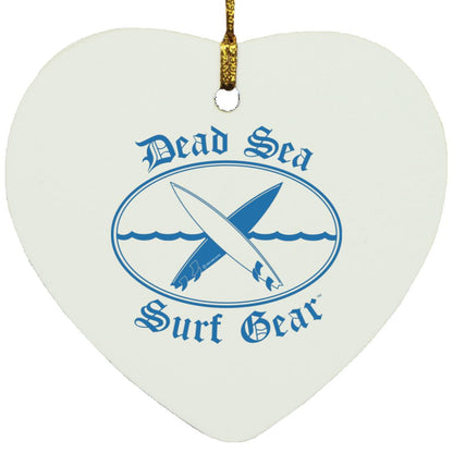 Dead Sea Surf Gear - Heart Ornament - Jesus Surfed Apparel Co. 