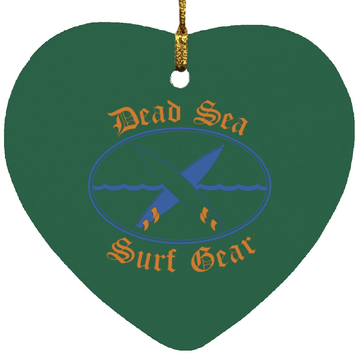 Dead Sea Surf Gear - Heart Ornament - Jesus Surfed Apparel Co. 