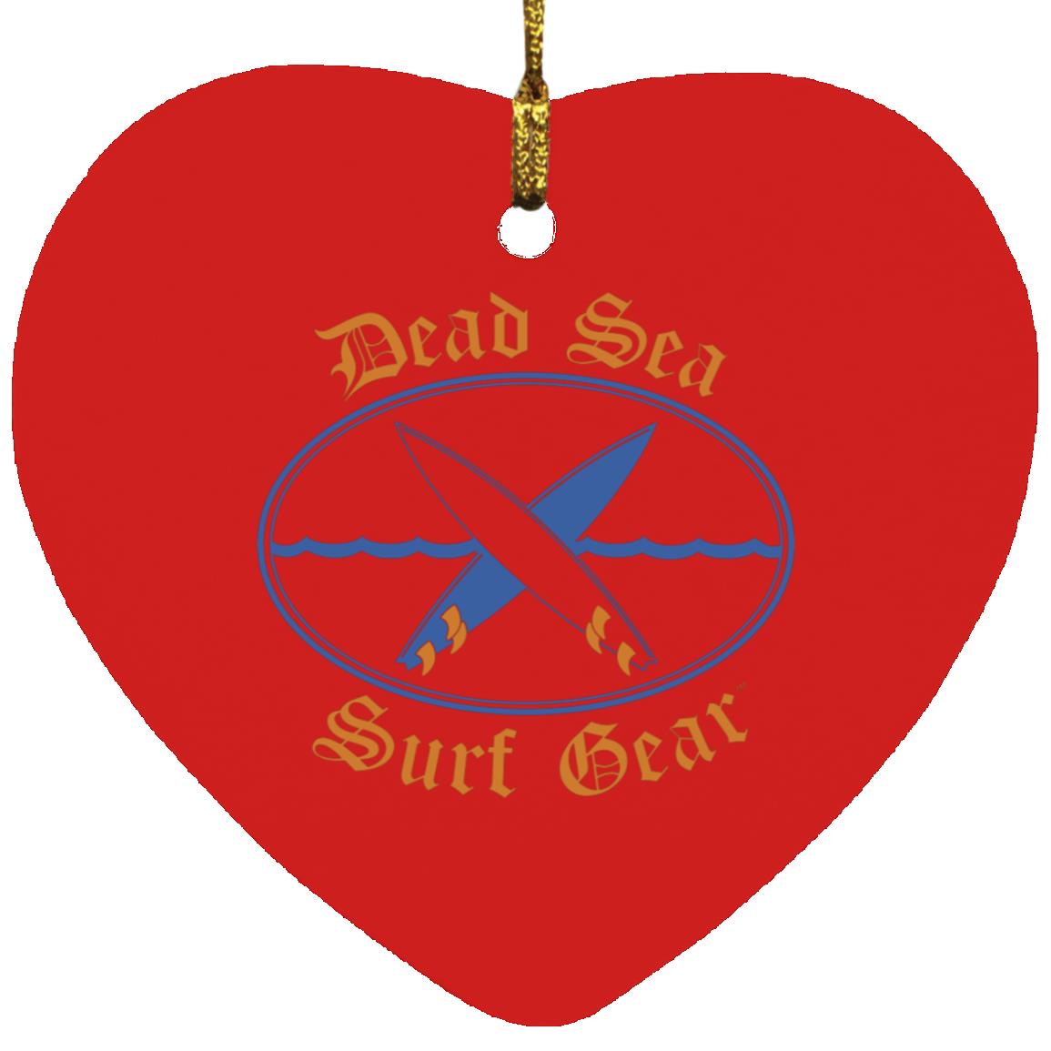 Dead Sea Surf Gear - Heart Ornament - Jesus Surfed Apparel Co. 