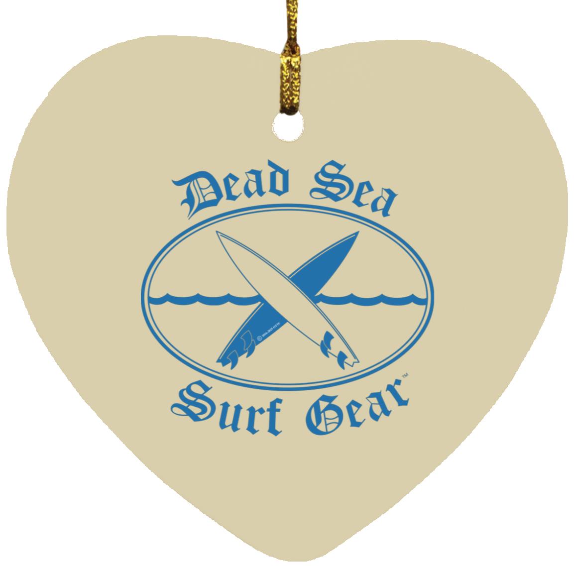 Dead Sea Surf Gear - Heart Ornament - Jesus Surfed Apparel Co. 