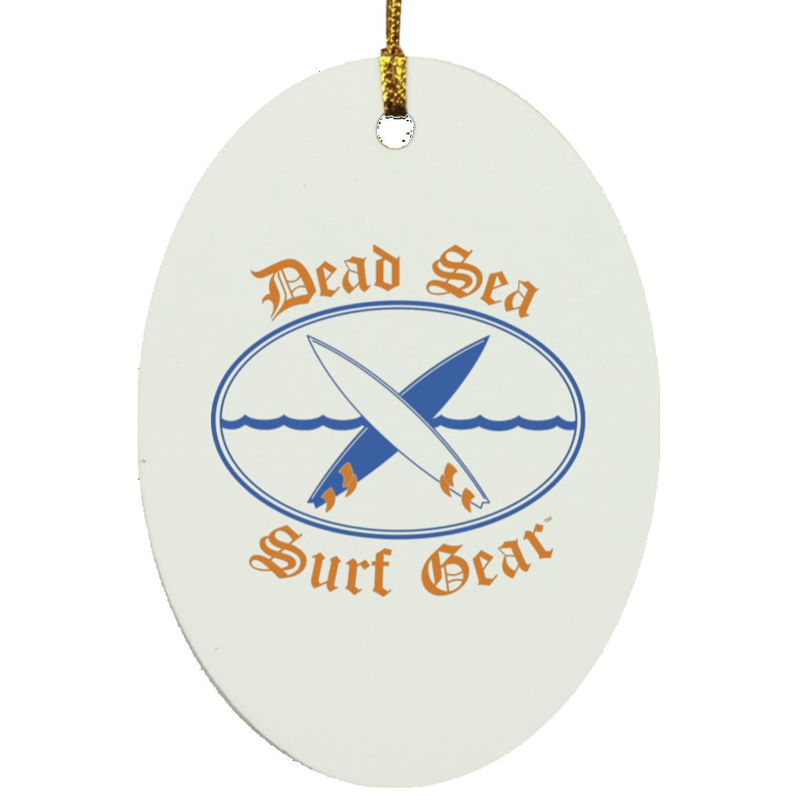Dead Sea Surf Gear - Oval Ornament - Jesus Surfed Apparel Co. 