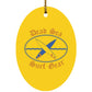 Dead Sea Surf Gear - Oval Ornament - Jesus Surfed Apparel Co. 