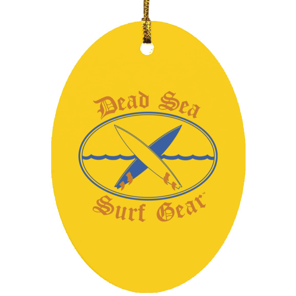 Dead Sea Surf Gear - Oval Ornament - Jesus Surfed Apparel Co. 