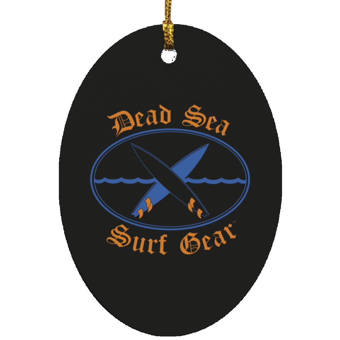 Dead Sea Surf Gear - Oval Ornament - Jesus Surfed Apparel Co. 