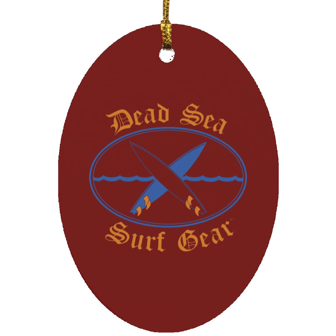 Dead Sea Surf Gear - Oval Ornament - Jesus Surfed Apparel Co. 