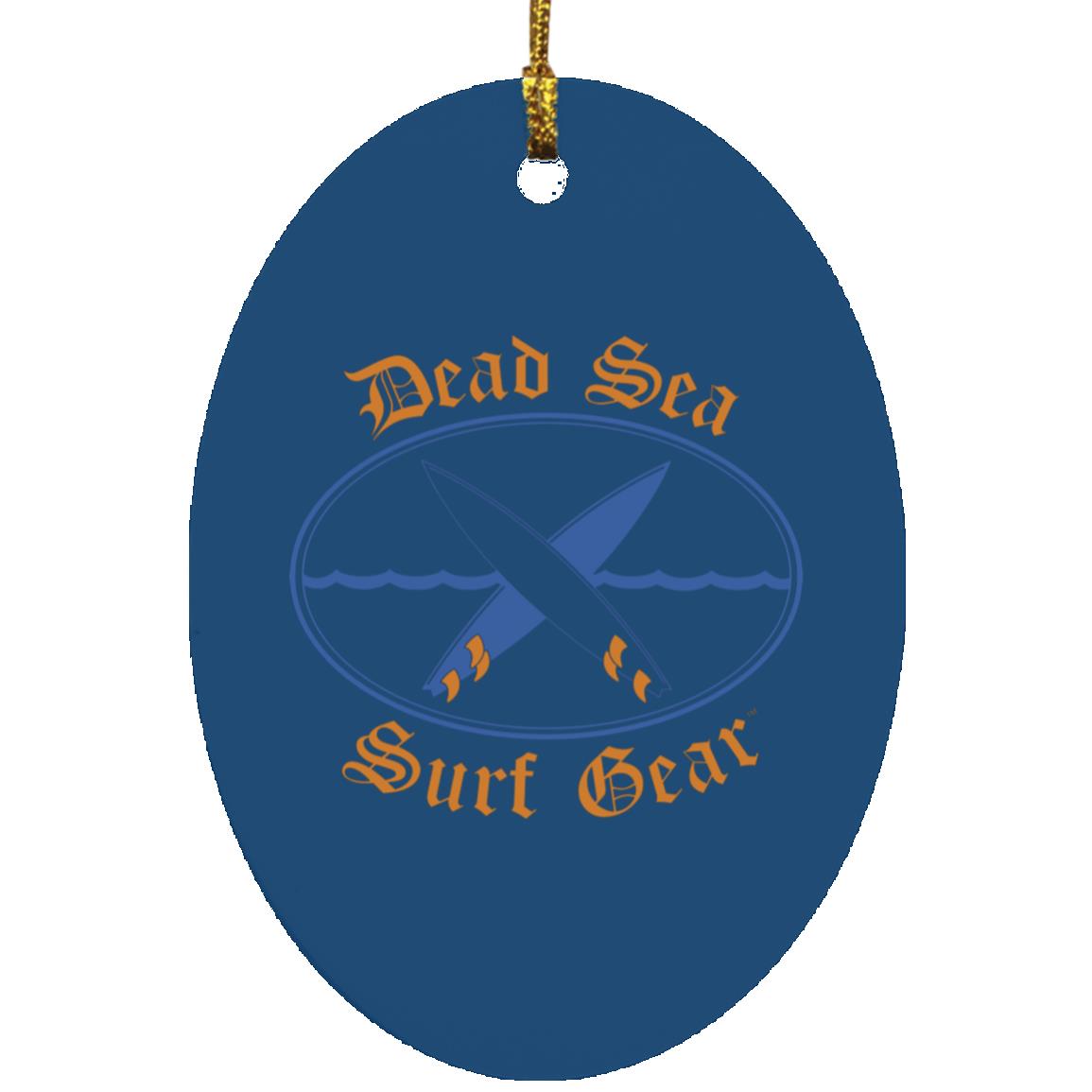Dead Sea Surf Gear - Oval Ornament - Jesus Surfed Apparel Co. 
