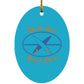 Dead Sea Surf Gear - Oval Ornament - Jesus Surfed Apparel Co. 