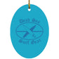 Dead Sea Surf Gear - Oval Ornament - Jesus Surfed Apparel Co. 