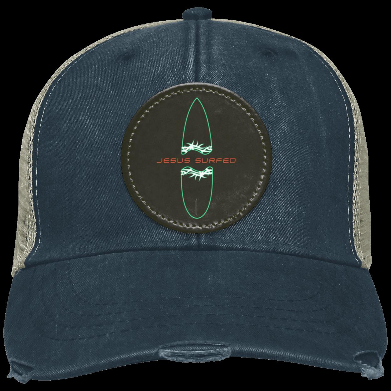 Broken Board Distressed Ollie Cap - Circle Patch