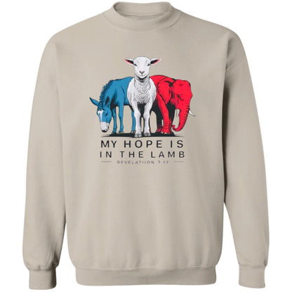 Hope in the Lamb- Men/Women Unisex Crewneck Sweatshirt