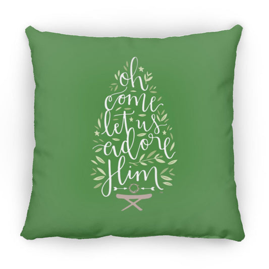 Let us adore Him - Large Square Pillow