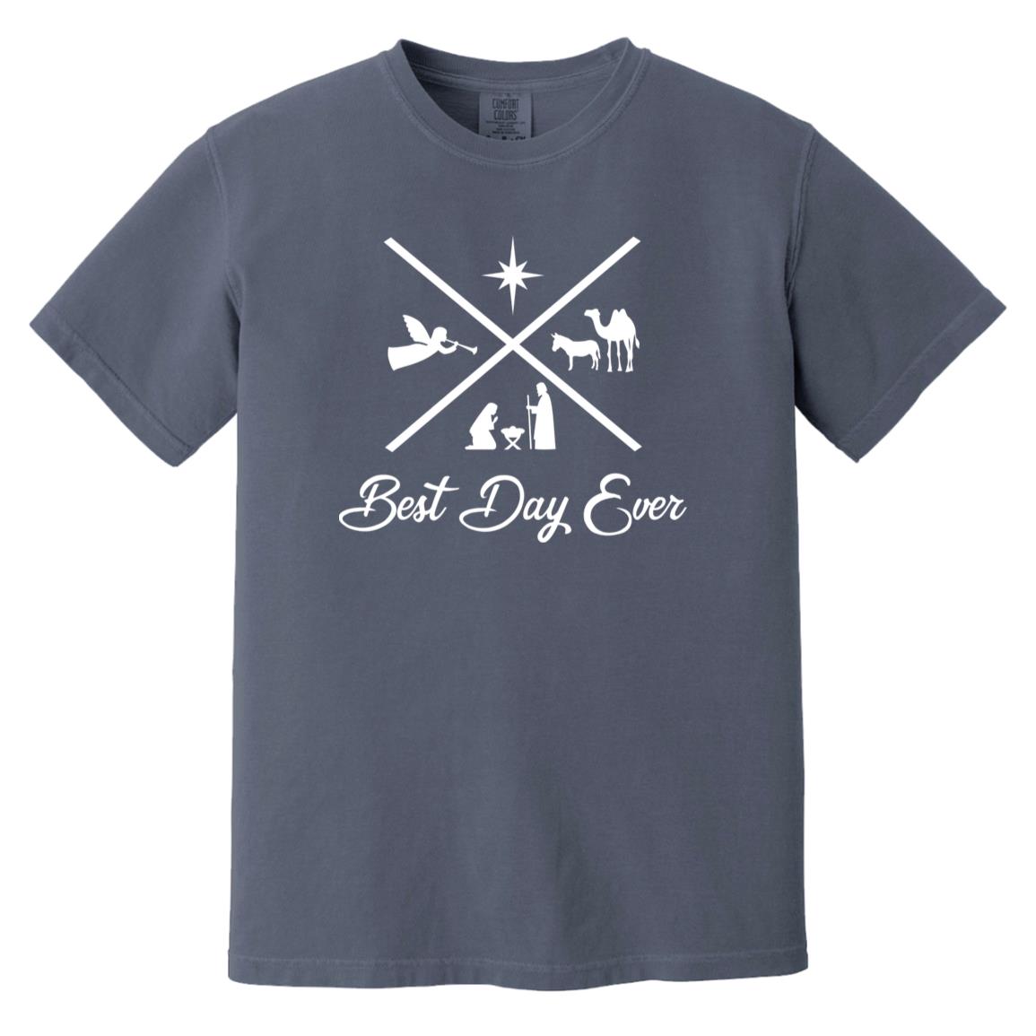 Best Day Ever - Men's Soft-Washed Comfort Cotton Short Sleeve T-Shirt