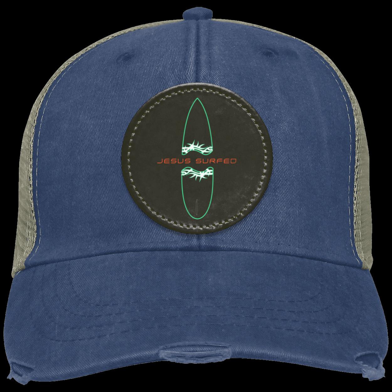 Broken Board Distressed Ollie Cap - Circle Patch