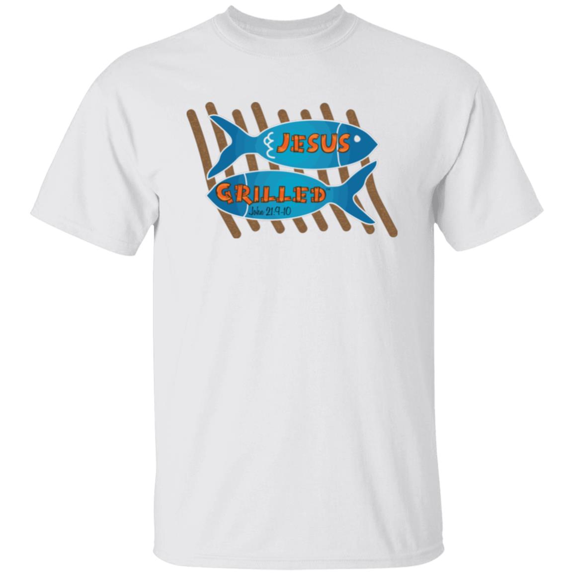 Grilled Fish Men's Cotton Short Sleeve T-Shirt