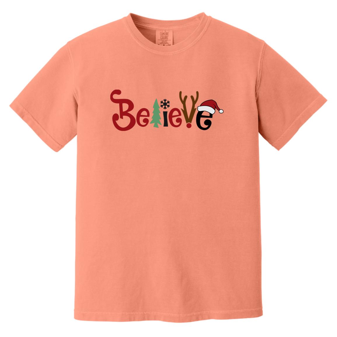 Believe - Men's Soft-Washed Comfort Cotton Short Sleeve T-Shirt