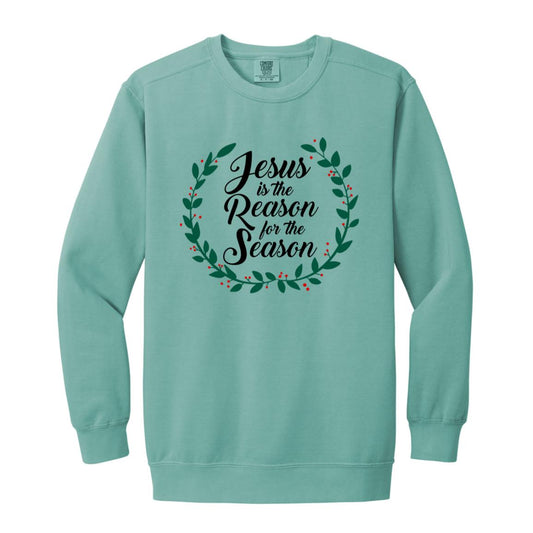 Reason for the Season - Men/Women Unisex Soft-Washed Crewneck Sweatshirt