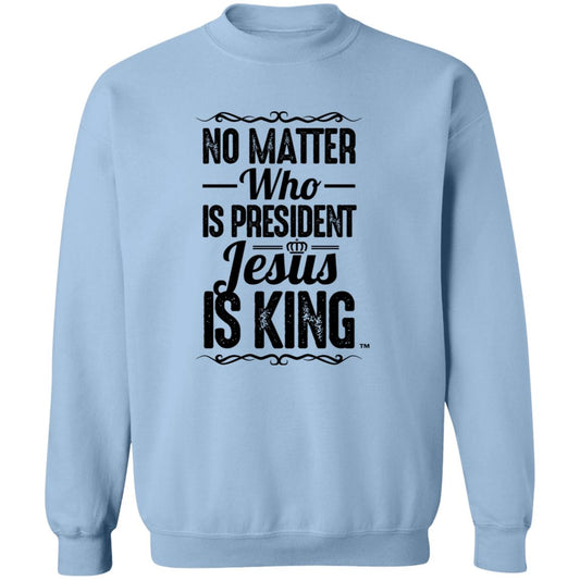 Jesus is King Men/Women Unisex Crewneck Sweatshirt