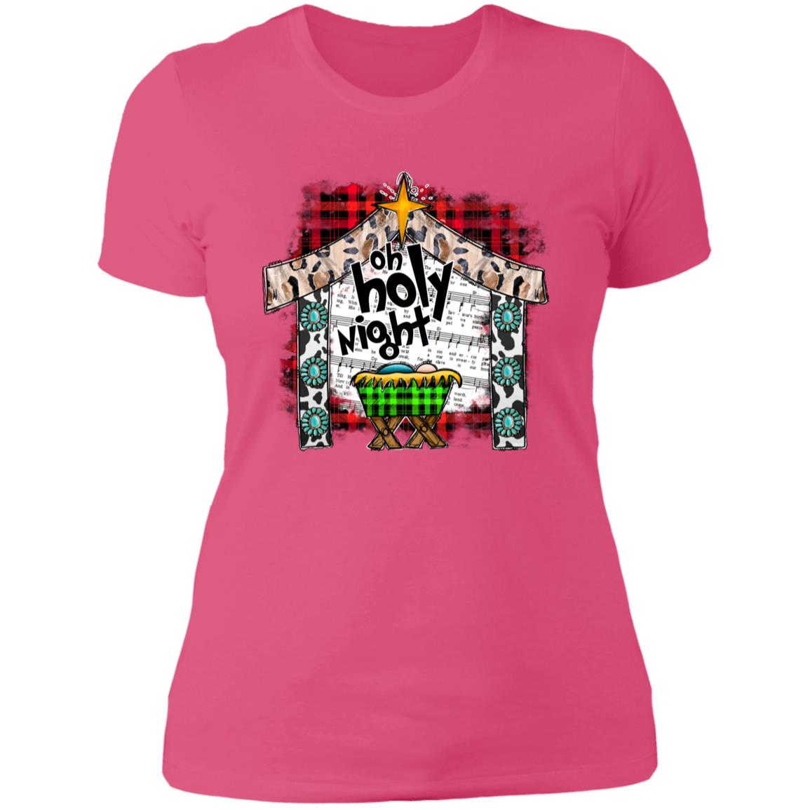 Oh Holy Night - Women's Boyfriend T-Shirt