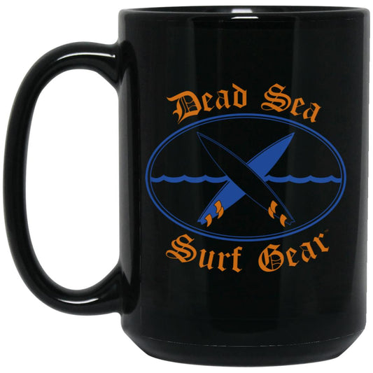 Dead Sea Surf Gear 15oz Black Mug