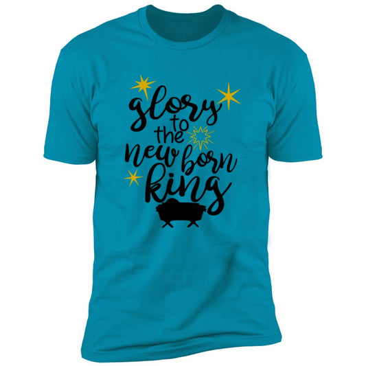 Glory to the new born King - Men's Premium Short Sleeve T-Shirt