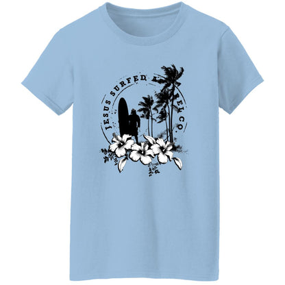 Jesus Surfed Apparel Women's Cotton T-Shirt