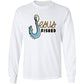 Big Hook Men/Women Unisex Cotton Long Sleeve T-Shirt