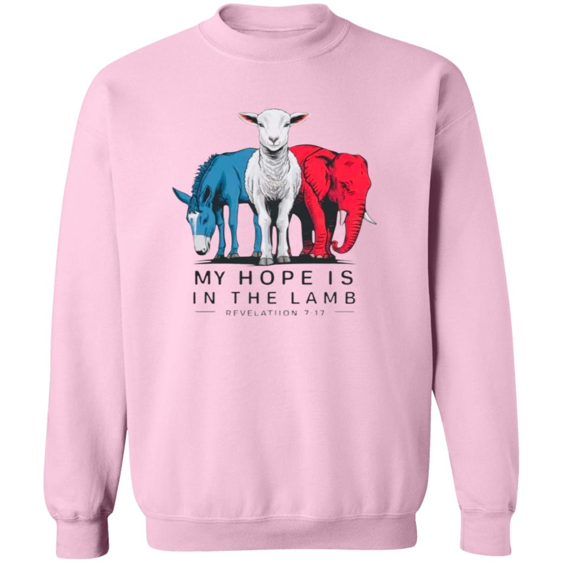 Hope in the Lamb- Men/Women Unisex Crewneck Sweatshirt