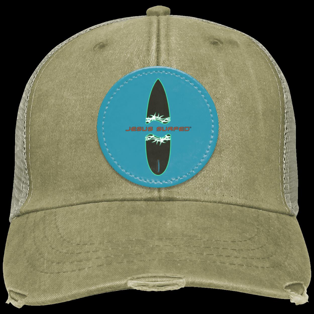 Broken Board Distressed Ollie Cap - Circle Patch