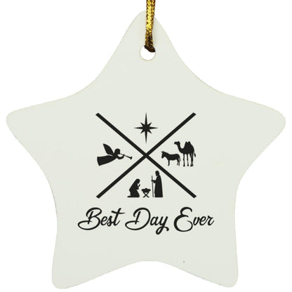 Best Day Ever - Star Ornament