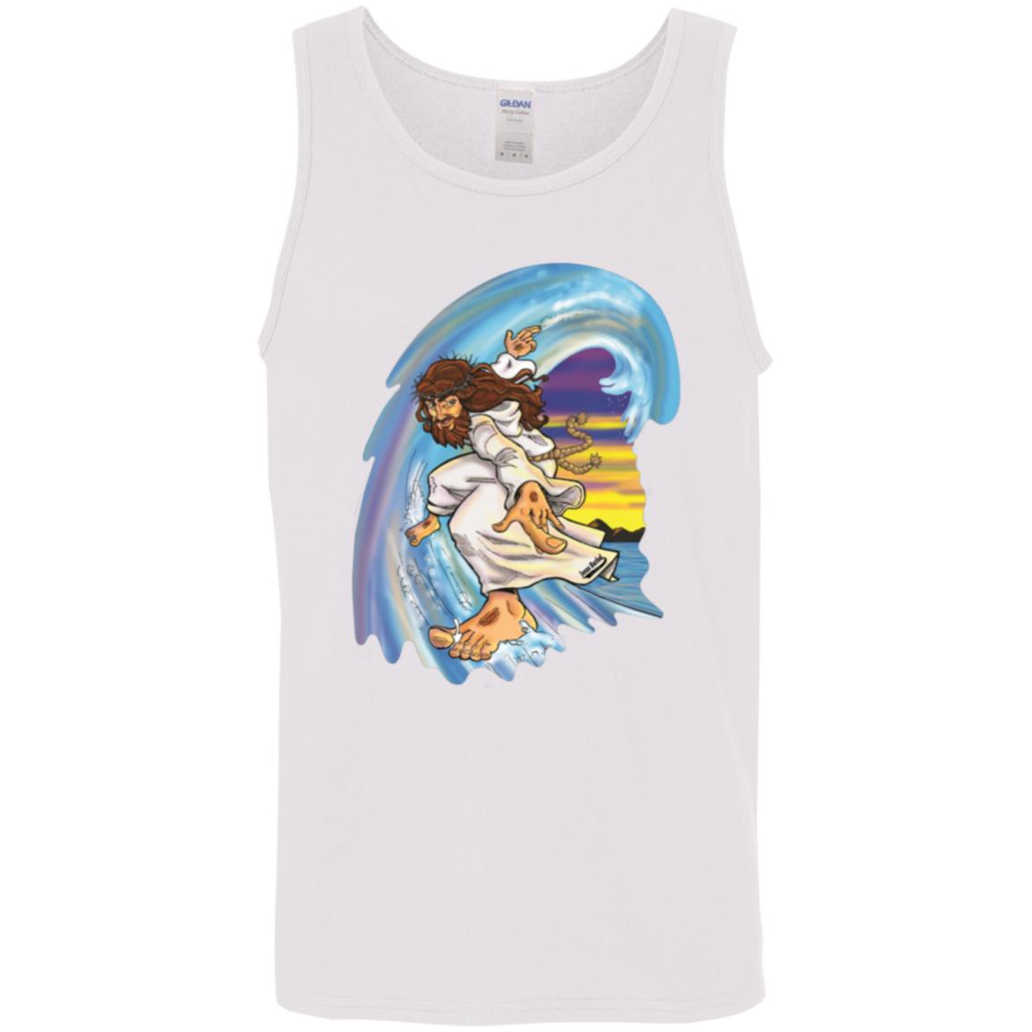 Big Jesus Wave - Men's Cotton Tank Top