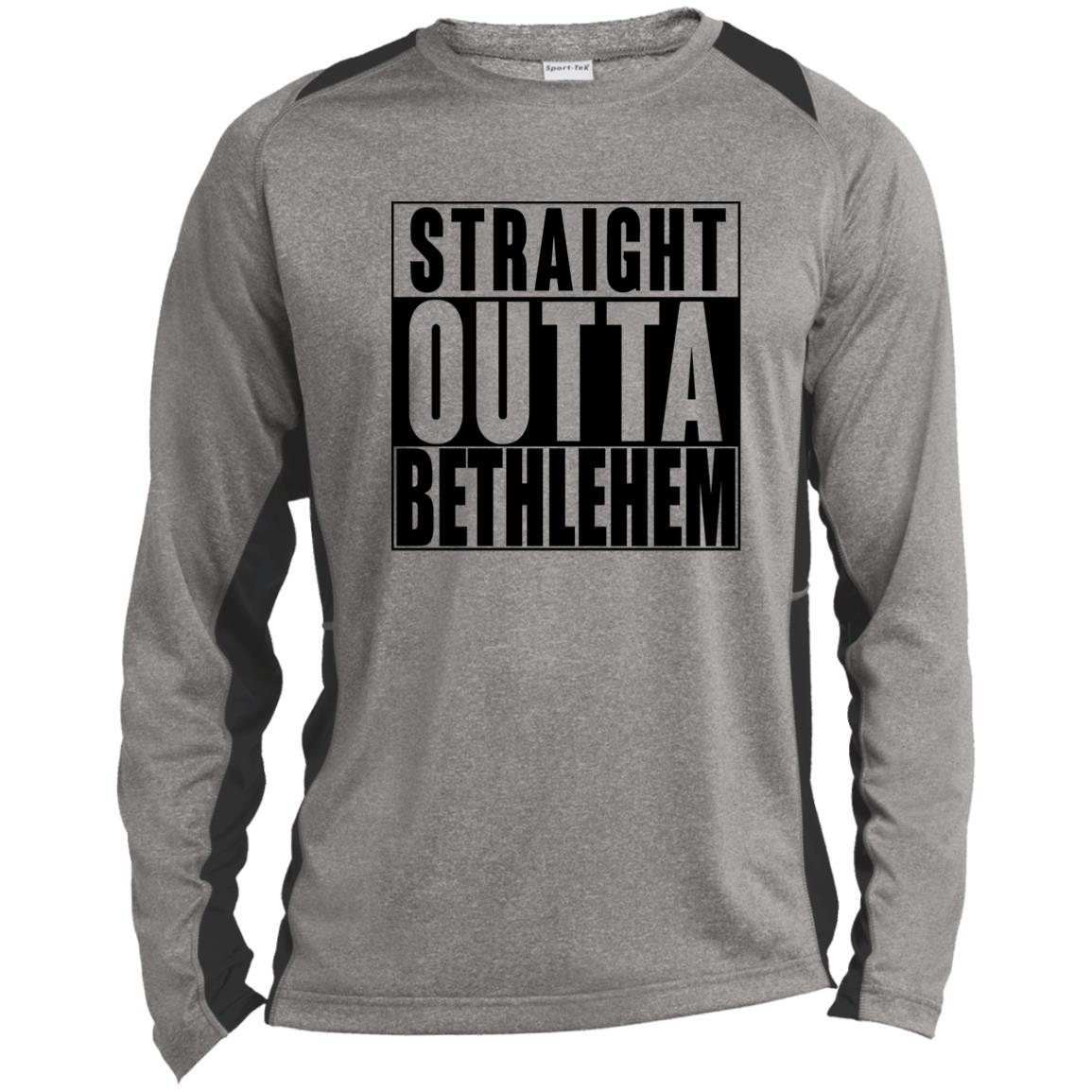 Men's Long Sleeve Colorblock Tee