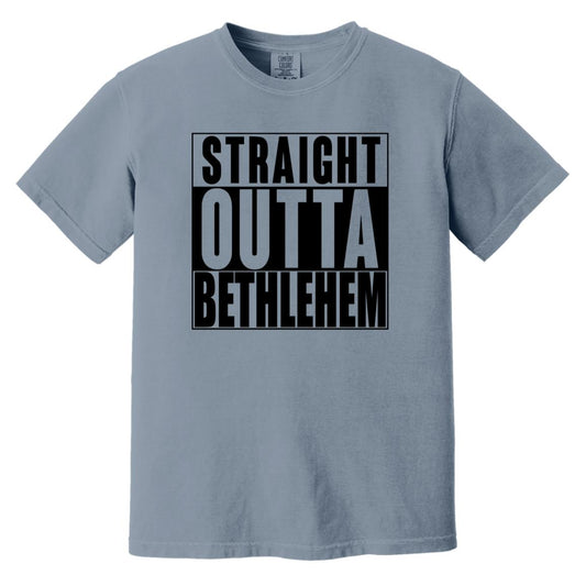 Straight Outta Bethlehem - Men's Soft-Washed Comfort Cotton Short Sleeve T-Shirt