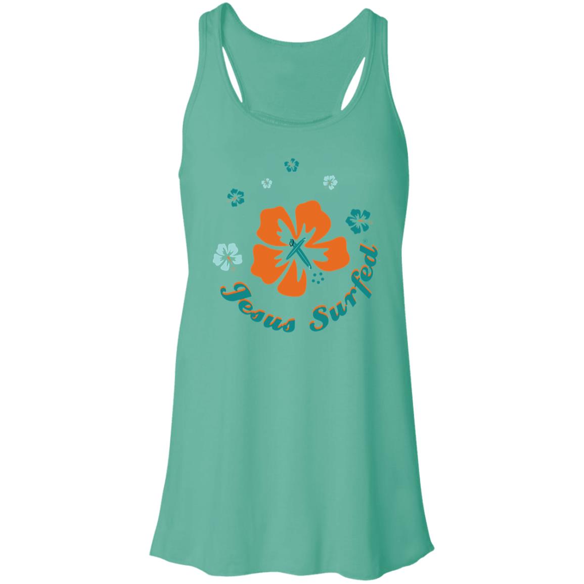 Ring of Flowers - Women's Flowy Racerback Tank