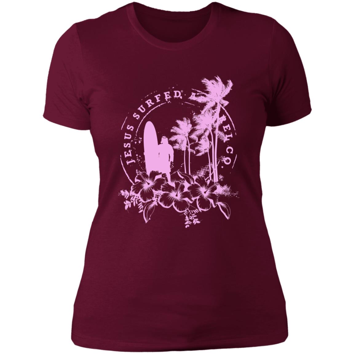 Jesus Surfed Apparel - Women's Boyfriend T-Shirt