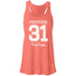 Proverbs 31 - Mother's Day Women's Flowy Racerback Tank