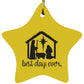 Best Day Ever - Star Ornament